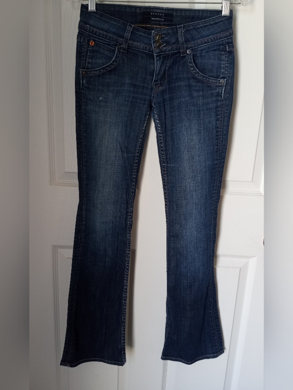 Hudson Jeans Dark Indigo Flare Wide Leg